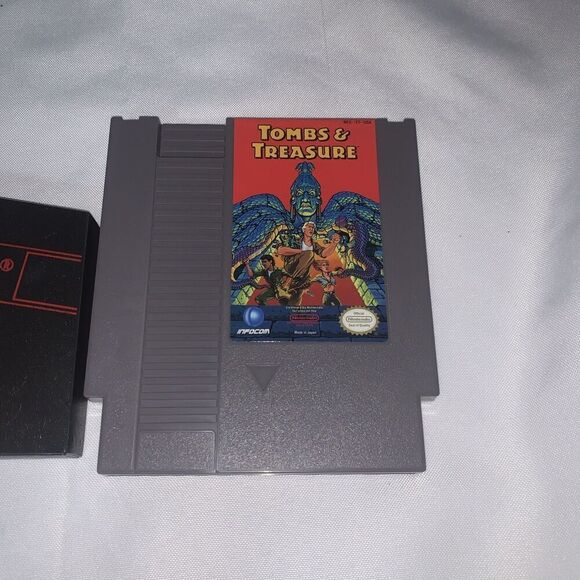 Vintage Video Game Tombs & Treasure (Nintendo NES 1991) Authentic Collectible - Picture 2 of 10